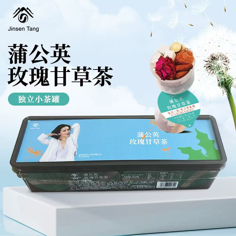  蒲公英玫瑰甘草茶