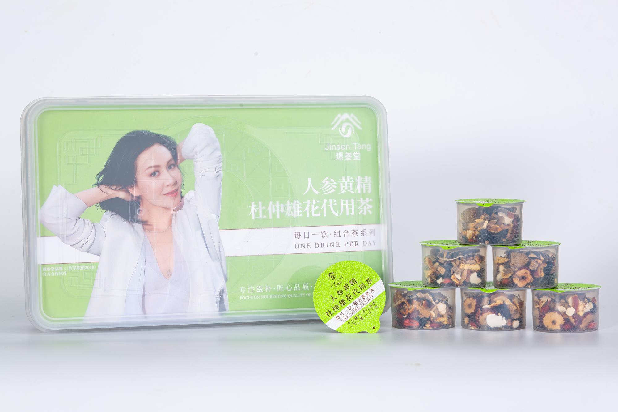  人参黄精杜仲雄花代用茶